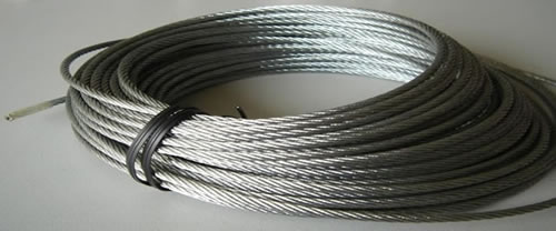 Galvanised Steel Wire Used in the rope