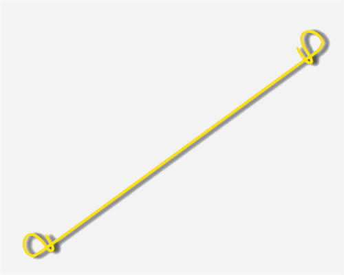 Loop Tie Wire for Baling Uses